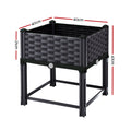 Green Fingers Raised Garden Bed 40x40x23cm Planter Box Herb