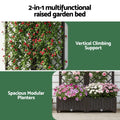 Green Fingers Raised Garden Bed 80x40x122cm Self Watering Planter