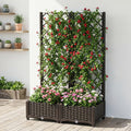 Green Fingers Raised Garden Bed 80x40x122cm Self Watering Planter