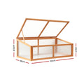 Garden Bed 110x58x42cm Wooden Planter Box Raised Container