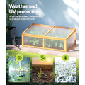 Garden Bed 110x58x42cm Wooden Planter Box Raised Container