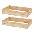 Green Fingers Garden Bed 150x90x30cm Wooden Raised Planter Box