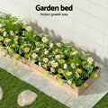 Green Fingers Garden Bed 150x90x30cm Wooden Raised Planter Box
