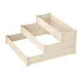 Green Fingers 3-Tier Raised Garden Bed Wooden Planter Box