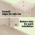 Green Fingers 3-Tier Raised Garden Bed Wooden Planter Box