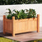 Green Fingers Wooden Garden Bed 60x30x33cm Raised Planter Box