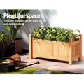 Green Fingers Wooden Garden Bed 60x30x33cm Raised Planter Box
