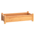 Green Fingers 65x33x16cm Wooden Garden Bed Raised Planter Box