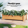 Green Fingers 65x33x16cm Wooden Garden Bed Raised Planter Box