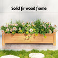 Green Fingers 65x33x16cm Wooden Garden Bed Raised Planter Box