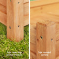 Green Fingers 65x33x16cm Wooden Garden Bed Raised Planter Box