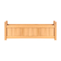 Green Fingers Raised Garden Bed 90x30x33cm Wooden Planter Box