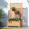 Green Fingers Raised Garden Bed 64x35x115cm Wooden Planter