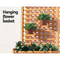 Green Fingers Raised Garden Bed 64x35x115cm Wooden Planter