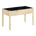 Green Fingers Raised Garden Bed 120x60x80cm Wooden Planter Box