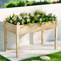 Green Fingers Raised Garden Bed 120x60x80cm Wooden Planter Box