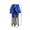 Instahut 3x3m Pop Up Gazebo Tent Marquee Wedding 500D Oxford Blue