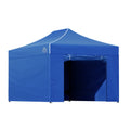 Instahut Gazebo 3x4.5m Pop Up Tent Wedding Camping Outdoor Blue