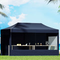 Instahut 3x6m Pop Up Gazebo Marquee Tent 500D Oxford Navy Camping