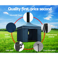 Instahut 3x3m Pop Up Gazebo Marquee Tent Folding Wedding Camping Navy