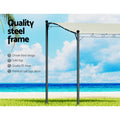 Instahut 3m Gazebo Marquee Beige Outdoor Wedding Party Tent