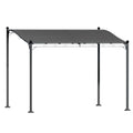 Instahut 3m Gazebo Marquee Tent Grey Outdoor Wedding Party Shade
