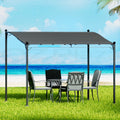 Instahut 3m Gazebo Marquee Tent Grey Outdoor Wedding Party Shade