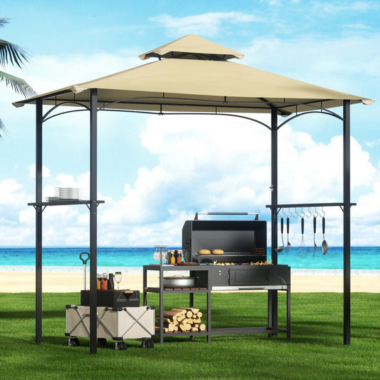 Instahut 3x3m Gazebo Outdoor Garden Patio Marquee Shade Beige