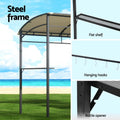 Instahut 3x3m Gazebo Beige Outdoor BBQ Patio Shade Shelter with Hooks