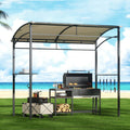 Instahut 3x3m Gazebo Beige Outdoor BBQ Patio Shade Shelter with Hooks