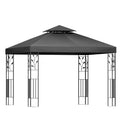 Instahut Gazebo 3x3m Grey Outdoor Wedding Party Tent Iron Shade