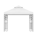 Instahut Gazebo 3x3m White Outdoor Wedding Party Event Tent Iron