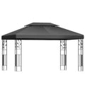 Instahut Gazebo 4x3m Grey Marquee Outdoor Wedding Party Event Tent