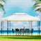 Instahut Gazebo 4x3m Marquee Outdoor Wedding Party Tent White