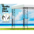 Instahut Gazebo 4x3m Marquee Outdoor Wedding Party Tent White
