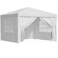 Instahut 3x3m Pop Up Gazebo Marquee Tent Wedding Camping Outdoor White