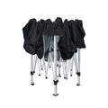Instahut 3x3m Pop Up Gazebo Marquee Tent Canopy Mesh Wall Black