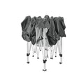 Instahut 3x3m Pop Up Gazebo Marquee Mesh Wall Grey Outdoor Tent