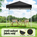 Instahut Gazebo 2x2m Black Outdoor Patio Garden Marquee Shade
