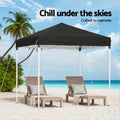 Instahut Gazebo 2x2m Black Outdoor Patio Garden Marquee Shade