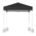 Instahut Gazebo 2x2m Black Outdoor Patio Garden Marquee w/ Base