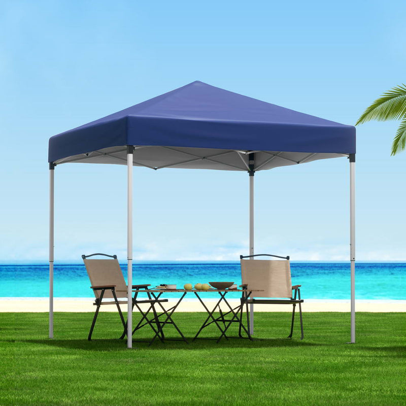 Instahut Gazebo 2x2m Blue Outdoor Patio Garden Marquee Shade
