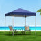 Instahut Gazebo 2x2m Blue Outdoor Patio Garden Marquee Shade