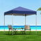 Instahut Gazebo 2x2m Blue Outdoor Patio Garden Marquee Shade Base