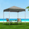 Instahut Gazebo 2x2m Grey Outdoor Patio Garden Shade Marquee