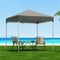 Instahut Gazebo 2x2m Grey Outdoor Patio Garden Shade with Base Pods