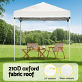 Instahut Gazebo 2x2m White Outdoor Garden Patio Marquee Shade