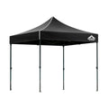 Instahut 3x3m Pop Up Gazebo Marquee 500D Wedding Tent Base Pod Black