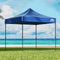 Instahut 3x3m Pop Up Gazebo Tent 500D Oxford Blue Camping Marquee