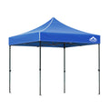 Instahut 3x3m Pop Up Gazebo Tent 500D Oxford Blue Camping Marquee